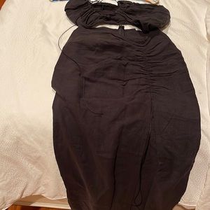 Natalie Rolt Lack two piece set linen